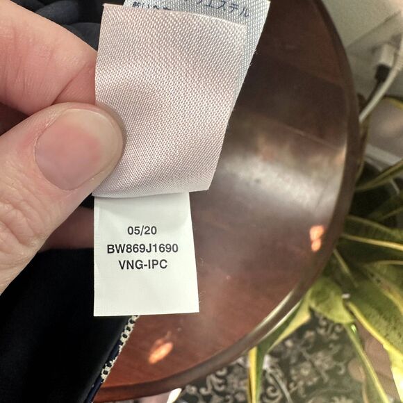 Tommy Hilfiger Mini Backpack Navy Monogram Logo Small Travel Bag Purse School - Picture 12 of 12